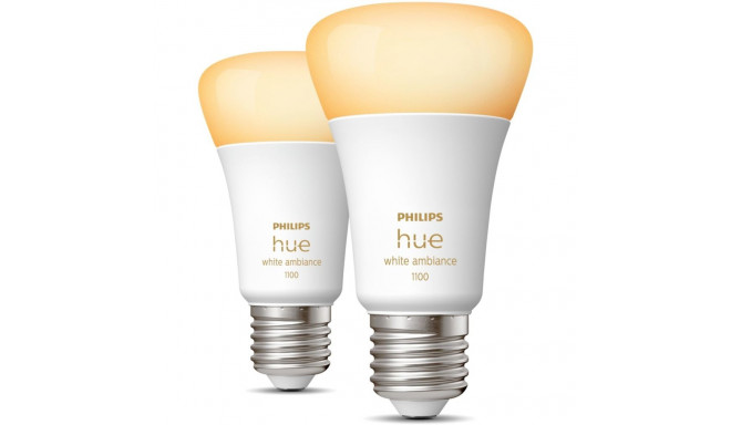 "Philips Hue White Ambiance E27 Doppelpack 2x800lm 75W"