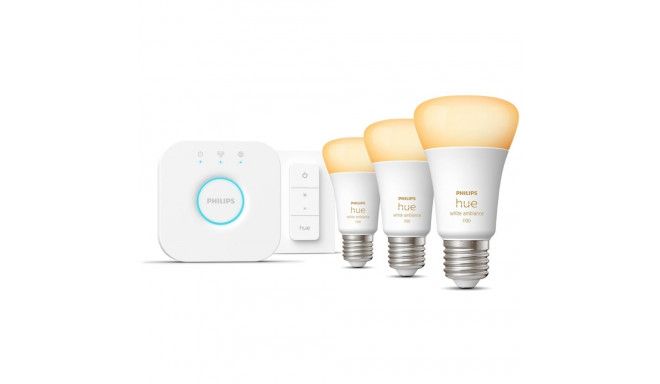 "Philips Hue White Ambiance E27 3er Starter Set inkl DS 3x800lm 75W"