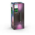 "Philips Hue White & Color Ambiance Appear Wandleuchte rund Schwarz 1200lm"