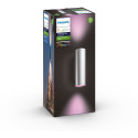 "Philips Hue White & Color Ambiance Appear Wandleuchte rund Edelstahl 1200lm"