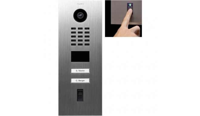 "DoorBird D2102FV IP Video Türstation Fingerpr. 50, Edels. V2A"