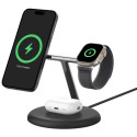 "Belkin BoostCharge Pro 3-in-1-Ladestation mit Qi2, schwarz"