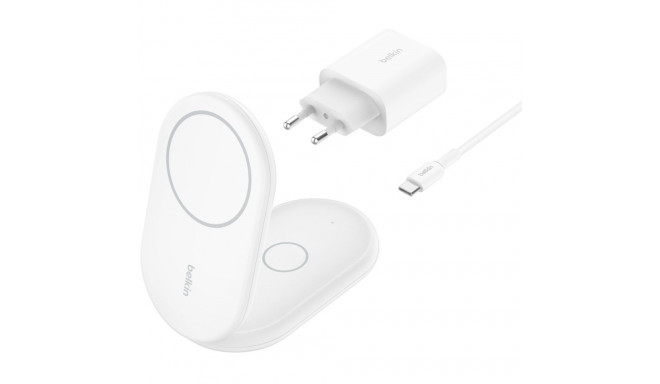 "Belkin Wireless BOOST CHARGE Qi2 Ladestation 15W, weiss"