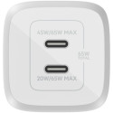 "Belkin 65W Dual USB-C GaN Ladegerät mit Power Deliver und PPS"