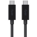 "Belkin USB-C/USB-C Monitorkabel 4K, 5 Gbit/s 100W, 2m, Schwarz"