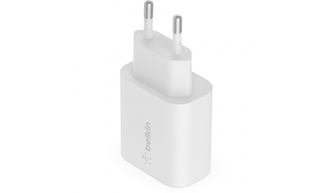 "Belkin 25W USB-C Ladegerät PowerDelivery, light. Kabel 1m weiß"