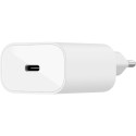 "Belkin 25W USB-C Ladegerät PowerDelivery, light. Kabel 1m weiß"