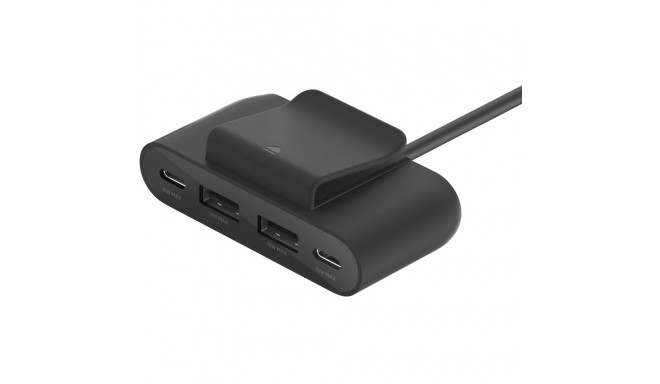 "Belkin 4-Port USB-Splitter 2x USB-C,2xUSB-A, max.30 W, schwarz"