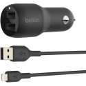 "Belkin Dual USB-A Kfz-Ladegerät incl. Lightning Kabel 1m 24W b"