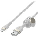 "Belkin PRO Flex Lightning/USB-A Kabel, Apple zert., 2m, weiß"