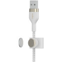 "Belkin PRO Flex Lightning/USB-A Kabel, Apple zert., 2m, weiß"