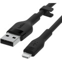 "Belkin Flex Lightning/USB-A, Apple zert., 1m, schwarz"