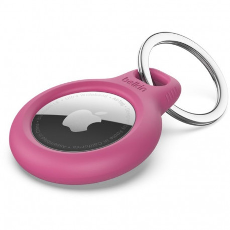 "Belkin Secure Holder Schlüsselanhänger für Apple AirTag, pink"