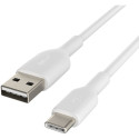 "Belkin USB-C/USB-A Kabel PVC, 1m, weiß"