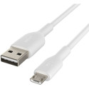 "Belkin Micro-USB/USB-A Kabel PVC, 1m, weiß"