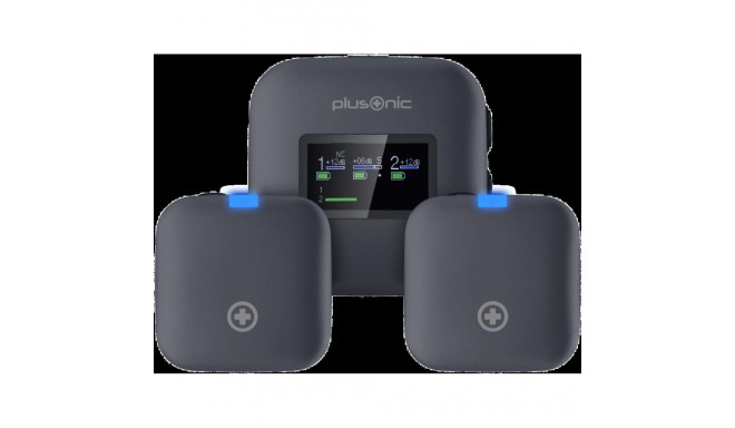"Plusonic Wireless Mikrofone Kit PS-TDS8 USB Type C/Lightning/3,5mm Klinke WiFi-Micro *ALLTRAVEL*"