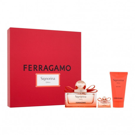 Ferragamo Signorina Unica Eau de Parfum (100ml) (Edp 100 ml + Body Lotion 50 ml + Edp 5 ml)