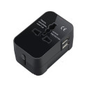 Fusion charger adapter UK | US | AU | CH | EU | USB 2.1A | (220V) black
