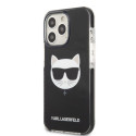 Karl Lagerfeld TPE Choupette Head Case for iPhone 13 Pro Black