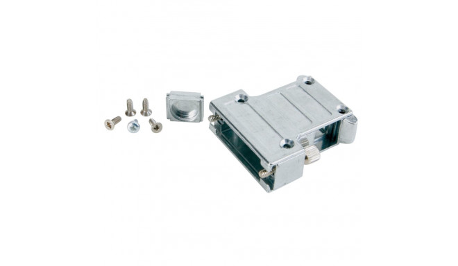 D-Sub kest, 15p, metall, UNC 4-40