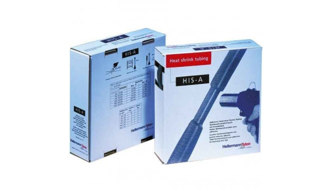 Heat shrink sleeve 3:1, 6mm, black, 5m