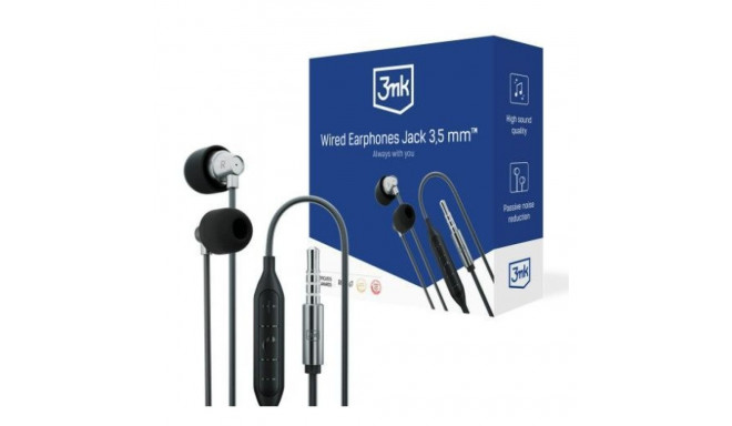 3MK Wired Earphones Jack 3,5 mm