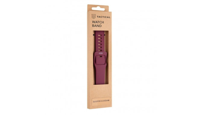 Tactical Apple Watch 38mm / 40mm Silicone Band with Buckle Wine Red