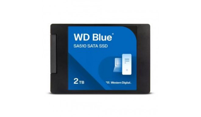 Western Digital SSD||Blue SA510|2TB|SATA 3.0|Write speed 520 MBytes/sec|Read speed 560 MBytes/sec|2,