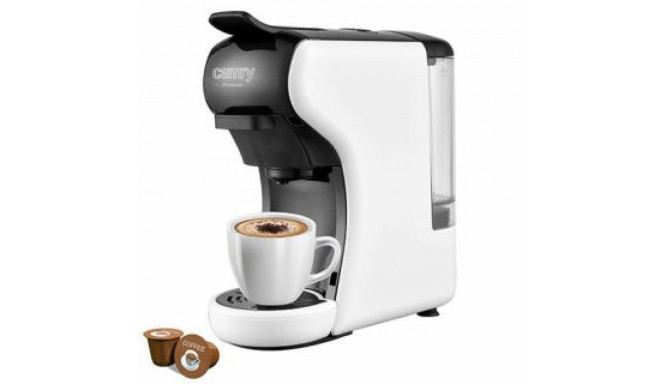 Camry Multi-capsule Espresso machine CR 4414 Pump pressure 19 bar, Ground/Capsule, 1450 W, White/Bla