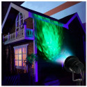 Waterproof laser projector for garden and home - waterfall