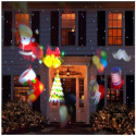 Waterproof laser projector for garden and home - 12 slides