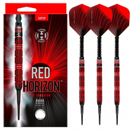 Harrows RED HORIZON 90% soft tip ImperialDiamond darts (24 g)