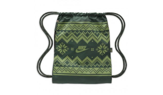 Nike Drawstrng-Fair Isle FZ7287-338 Backpack (zielony)