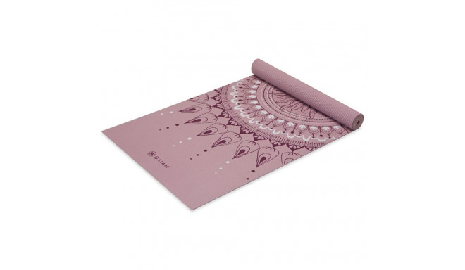 Gaiam Here & Now Dusty Rose Yoga Mat 4mm 65272