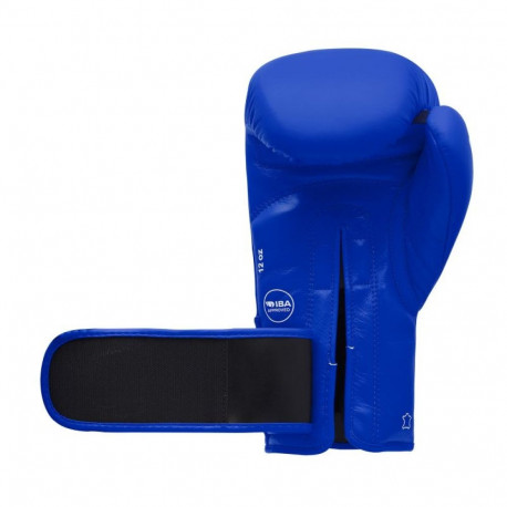 IBA approved blue adidas tournament boxing gloves (12 oz)