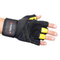 Black / Yellow HMS RST01 rL gym gloves