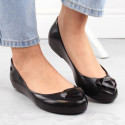 Comfortable scented ballet flats Zaxy W INT2007B, black (36)