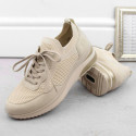 Comfortable Remonte W RKR693 beige sports shoes (36)