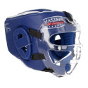 Masters boxing helmet with mask KSSPU-M (WAKO APPROVED) 02119891-M02 (niebieski+S) Masters boxing helmet with mask KSSPU-M (WAKO APPROVED) 02119891-M02 (niebieski+S)
