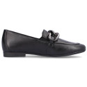 Comfortable leather shoes with a chain Remonte W RKR645, black (38)