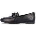 Comfortable leather shoes with a chain Remonte W RKR645, black (38)