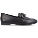 Comfortable leather shoes with a chain Remonte W RKR645, black (38)