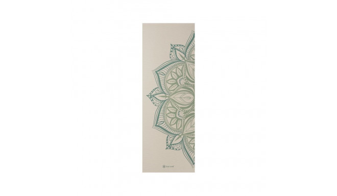 Gaiam Vintage Green Point Yoga Mat 5MM 64949