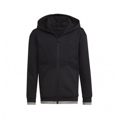 Adidas Fleece Full-Zip Hoody Jr HN6182 sweatshirt (140 cm)
