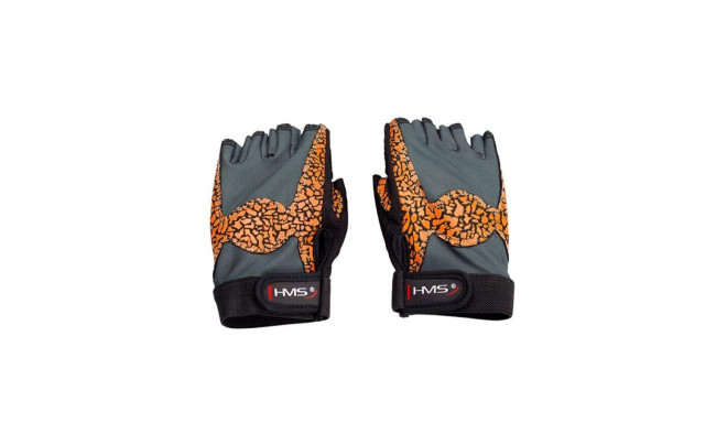 Gloves for the gym Oragne / Gray W HMS RST03 rS