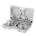 Barbells in a CHROME HMS 2x10kg STC20 case