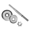 Barbells in a CHROME HMS 2x10kg STC20 case