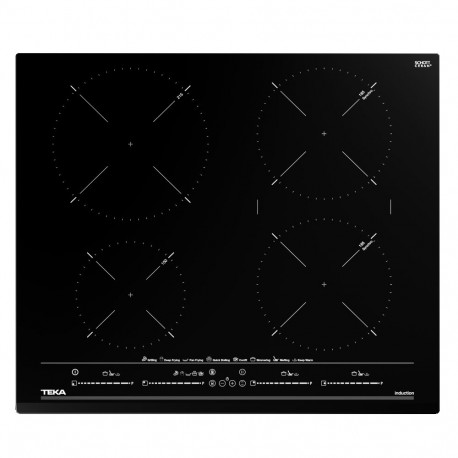 Induction hob Teka black