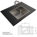 Sink Teka FlexLinea RS15 50.40 titanium