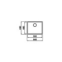 Valamu Teka Square 50.40TG valge